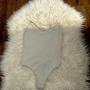 White ribbed BDG bodysuit